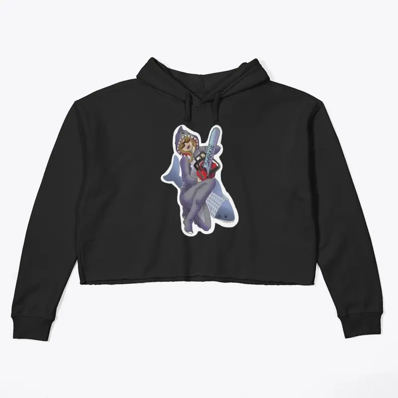 Sharkie Crop Hoodie 